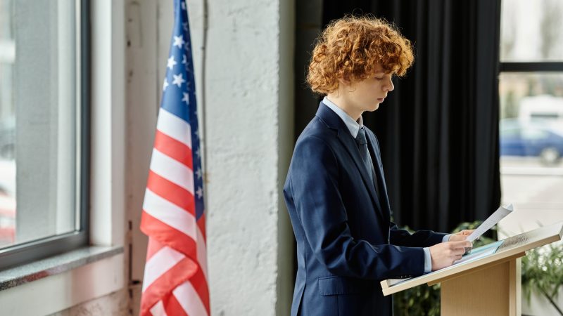 Teenager Addresses the UN Model Conference